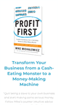 Mobile Screenshot of profitfirstbook.com